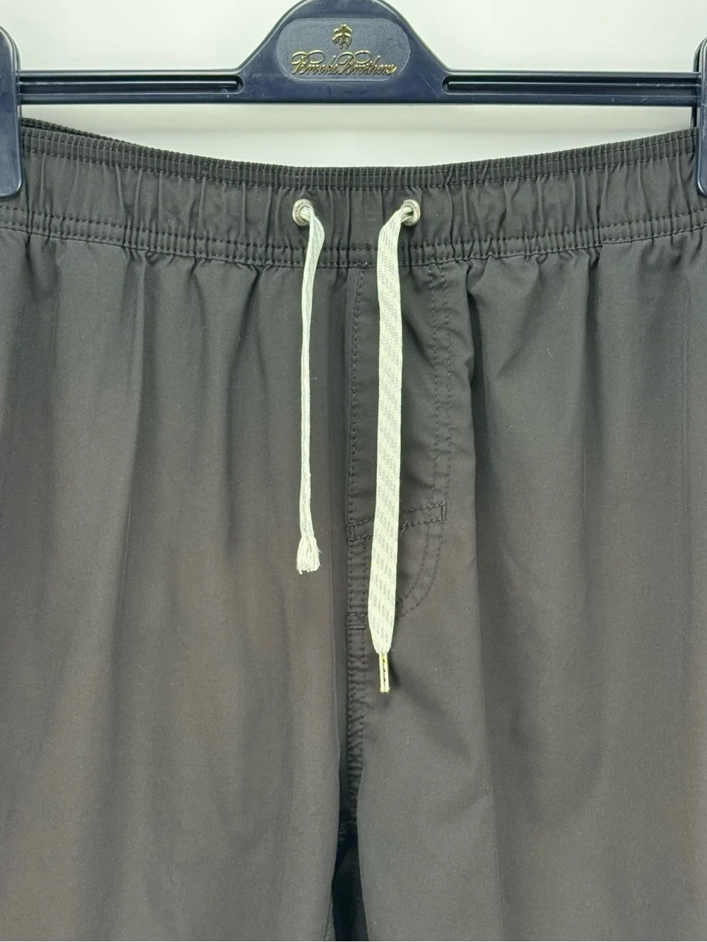 Vuori Men's Kore Black Athletic Shorts with White Drawstring - Lined